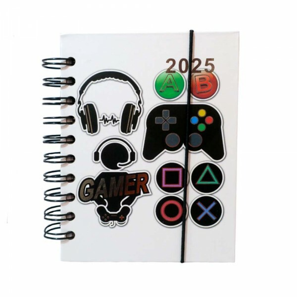 AGENDA 2025 GAMER 168 FOLHAS # AG25028