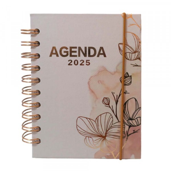 AGENDA 2025 FLORES 02 168 FOLHAS # AG25021