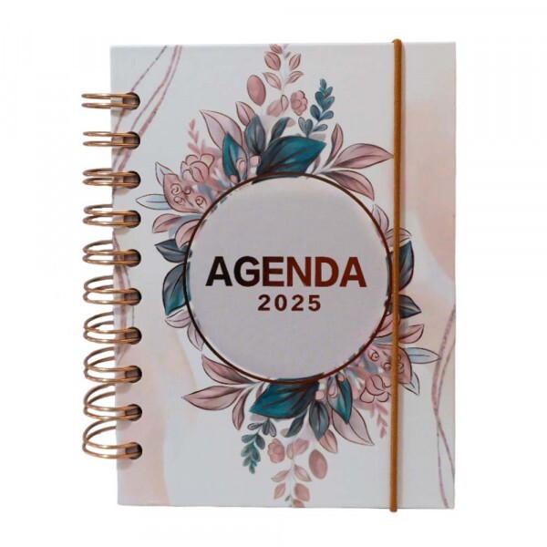 AGENDA 2025 FLORES 03 168 FOLHAS # AG25021