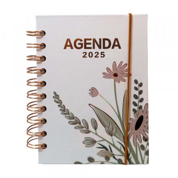 AGENDA 2025 FLORES 04 168 FOLHAS # AG25021