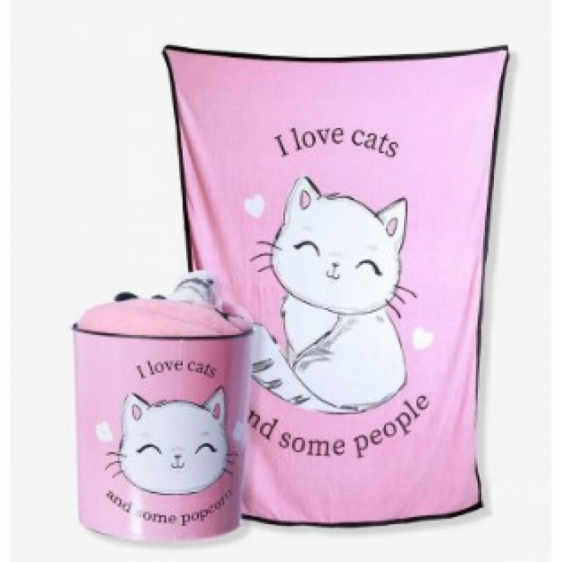 KIT BALDE C/ MANTA I LOVE CATS # 10140880