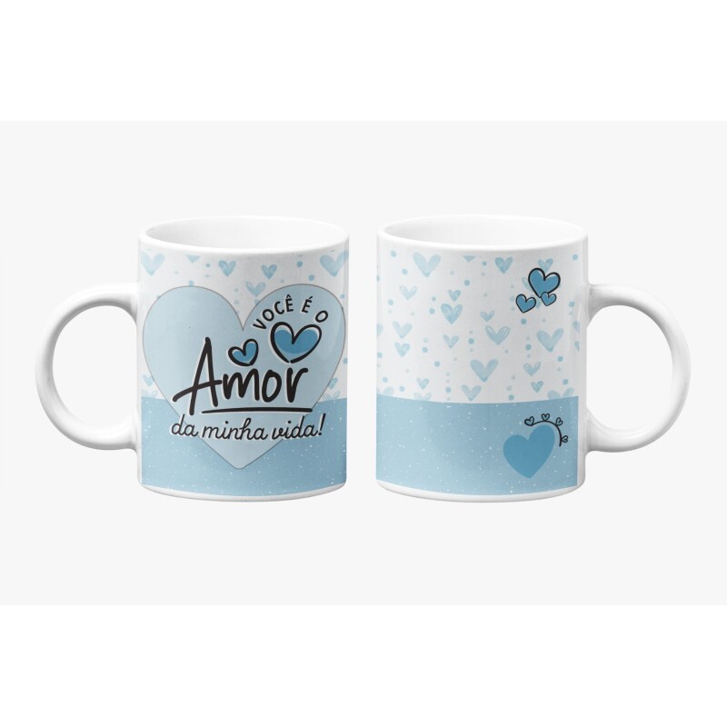 CANECA NAMORADO AMOR DA MINHA VIDA 325ML # CN0810.