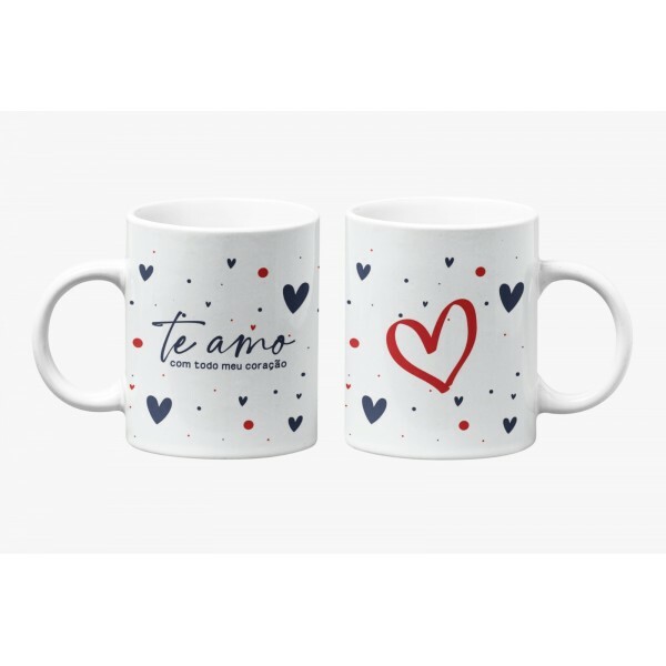 CANECA TE AMO C/TODO MEU CORACAO 325ML # CN0073...