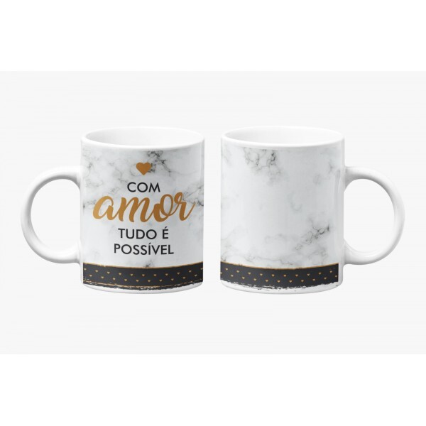 CANECA COM AMOR TUDO E POSSIVEL 325ML # CN0072...