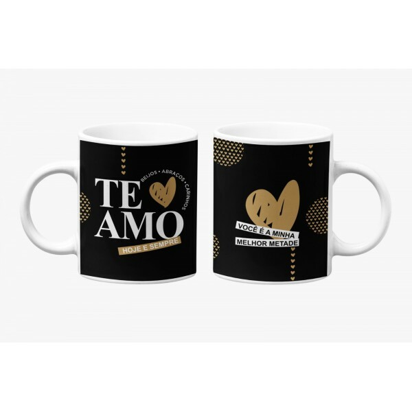 CANECA MINHA MELHOR METADE 325ML # CN0020...