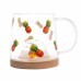 CANECA C/PIRES DE BAMBU ABACAXI 330ML # 5706