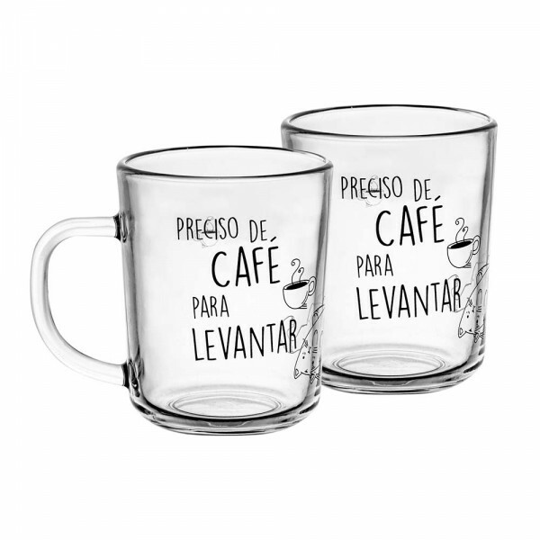 JG CANECA CAFE P/ LEVANTAR C/2 PCS 220ML # 220461