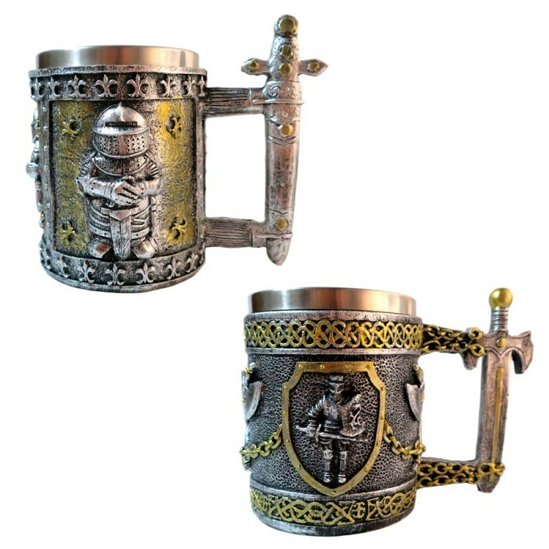 CANECA CAVEIRA MEDIEVAL 400ML # CZ-10