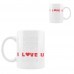 CANECA I LOVE YOU 150ML # 32066