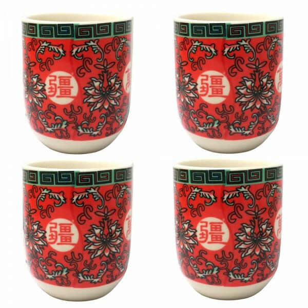 JG COPO C/4 PCS RED FLOWER # CN30B