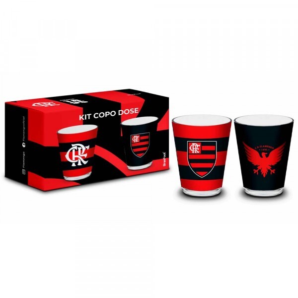 JG COPO DOSE FLAMENGO C/2 PCS 55ML # 13326