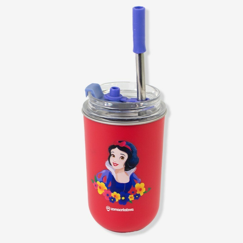 COPO NEO BRANCA DE NEVE C/CANUDO 300ML # 10073324