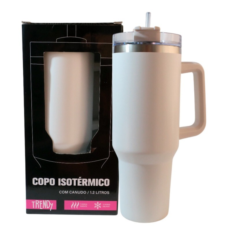 COPO ISOTERMICO BRANCO 1.2L # QBR-171