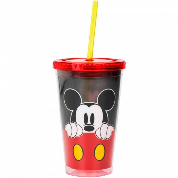 COPO C/CANUDO MICKEY 450ML # DQH046-MK5