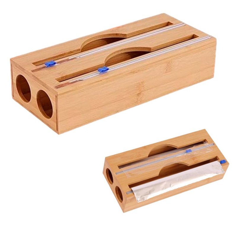 SUPORTE BAMBU P/ FILME 33X15X7.5CM #6101