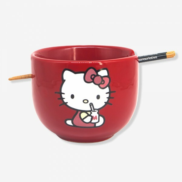 BOWL C/HASHI HELLO KITTY 500ML # 10025835