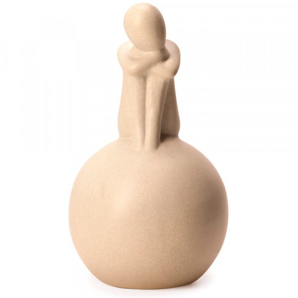 ESCULTURA HOMEM GLOBO 24CM #15745