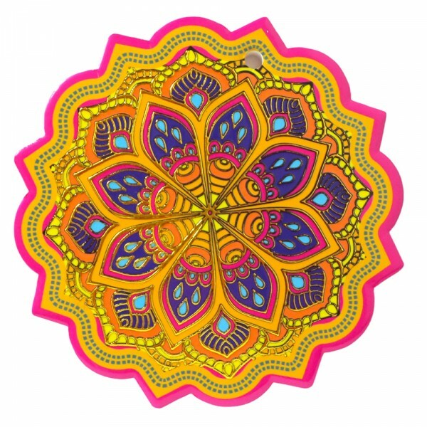 AZULEJO DECORATIVO MANDALA D 16CM # MDECP-164