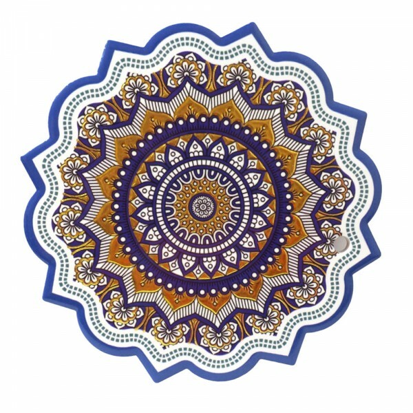 AZULEJO DECORATIVO MANDALA E 16CM # MDECP-164