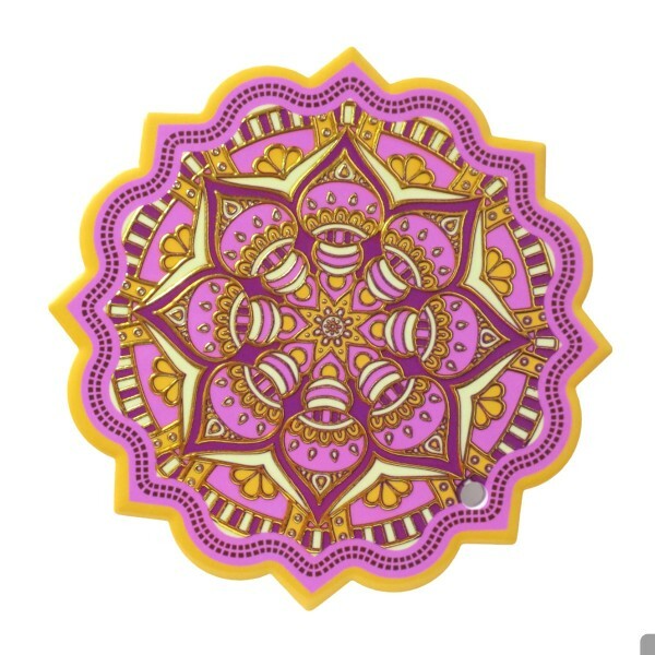 AZULEJO DECORATIVO MANDALA F 16CM # MDECP-164