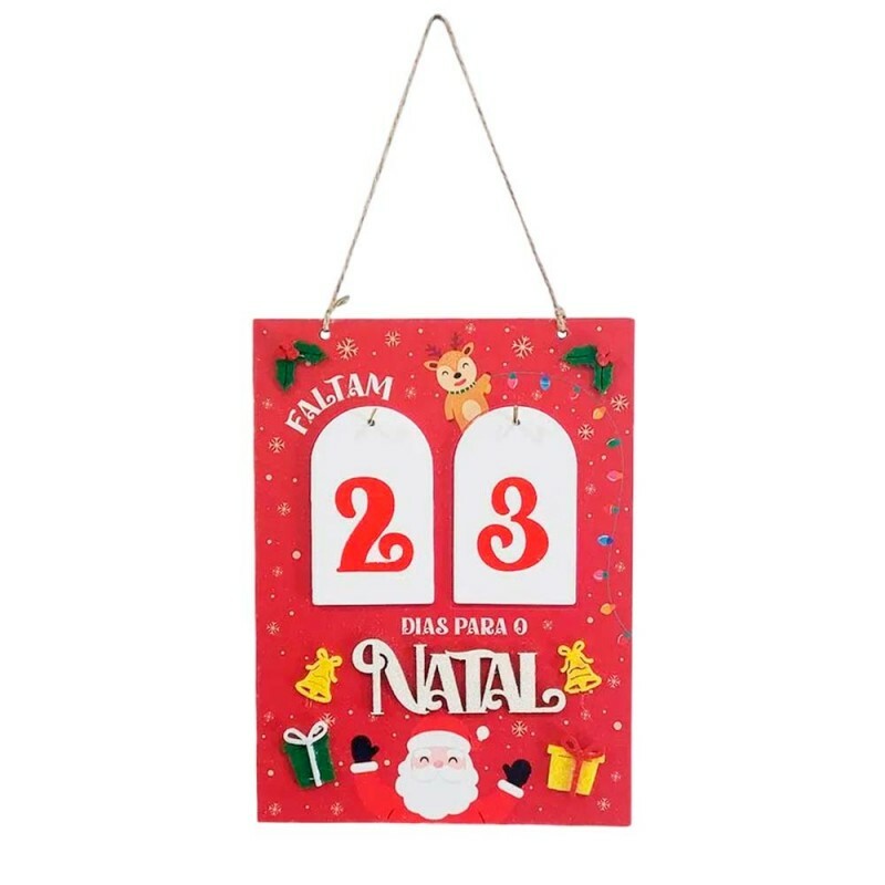 CALENDARIO DIAS PARA O NATAL 21X15CM # NATM0073