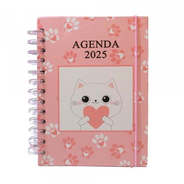 AGENDA ESPIRAL 2025 GATINHO 168FO # SXFS-14219