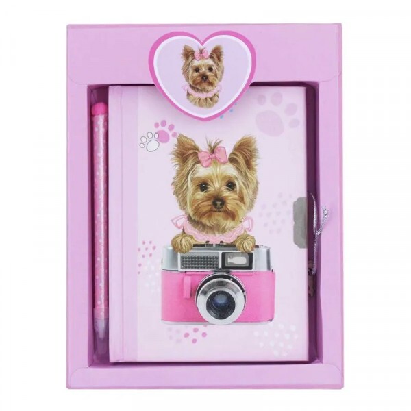 DIARIO C/CANETA PET DOG B 14X19CM # SXFS-8003