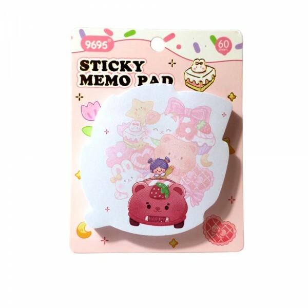 STICK MEMO CAR PINK 60 FOLHAS # 95-541