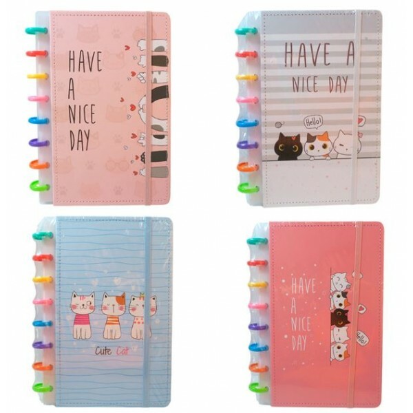 CADERNO GATO 80 FOLHAS # MJ6165-1B