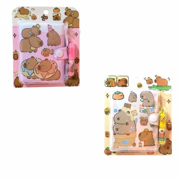 CADERNO CAPIVARA C/CANETA # MJ-12-76C/E-001