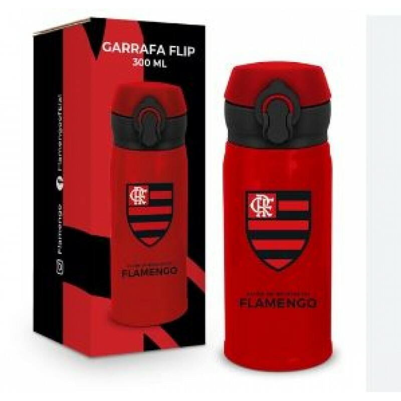 GARRAFA TERMICA FLAMENGO FLIP 300ML # 14014