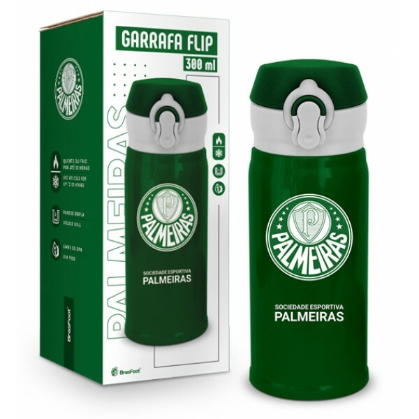 GARRAFA TERMICA PALMEIRAS FLIP 300ML # 14020