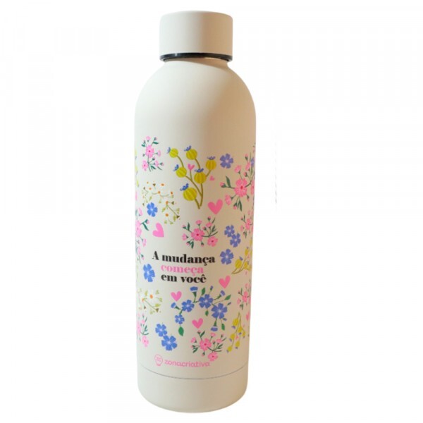 GARRAFA MAXX FLORAL MOTIVACIONAL 500ML # 10073543