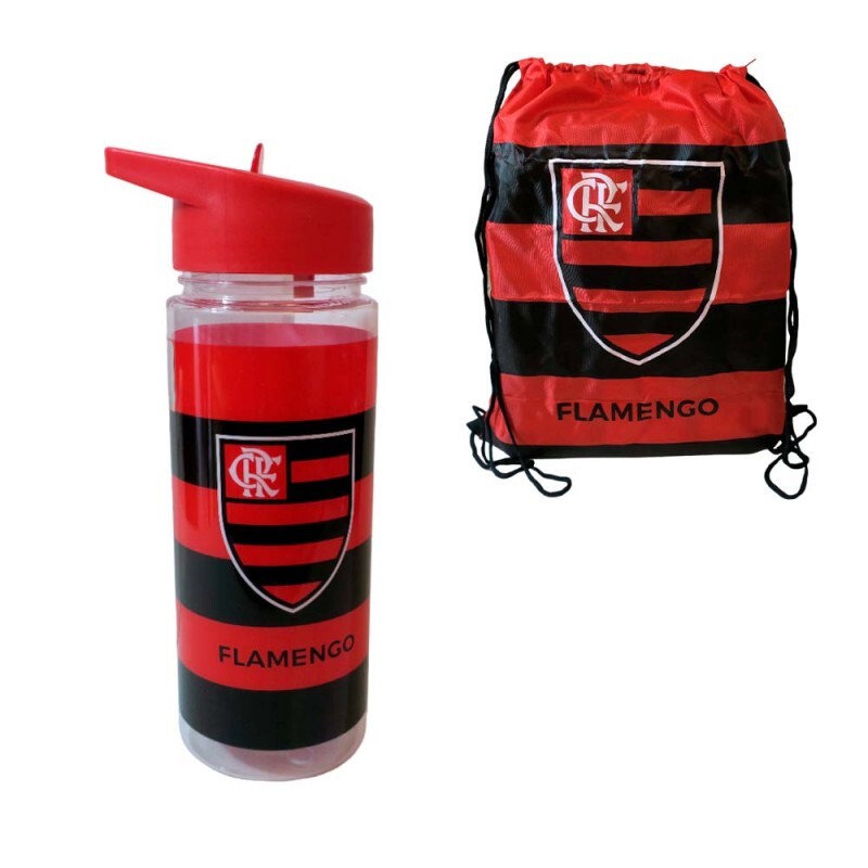 GARRAFA C/MOCHILA FLAMENGO 450ML # EAS026-5