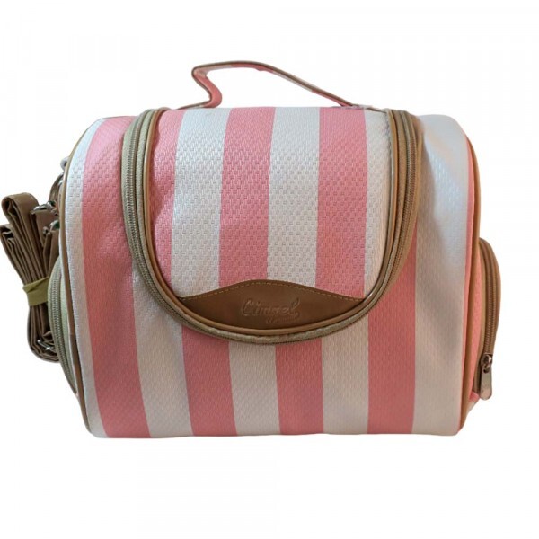 NECESSAIRE LISTRA LARGA ROSA 25X26CM #041.S