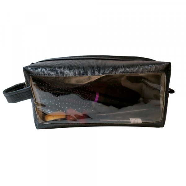 NECESSAIRE C/VISOR PRETA 24CM # 020