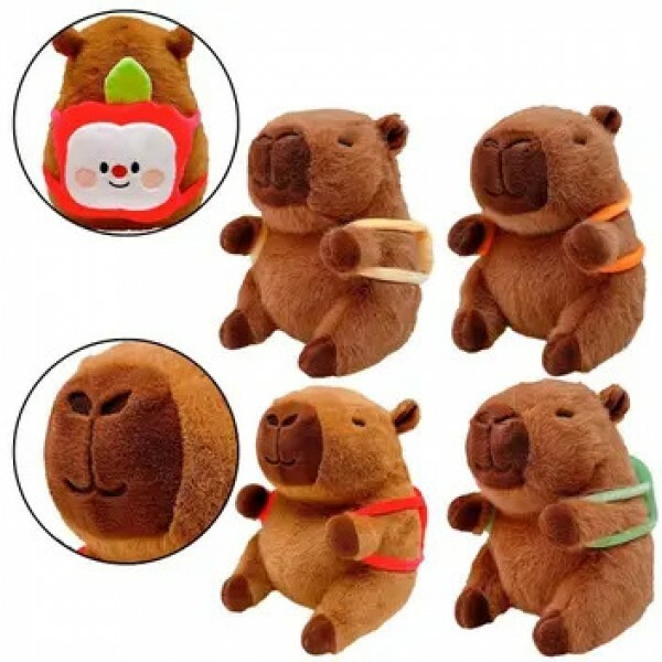 CAPIVARA C/ MOCHILA PELUCIA 30CM #CAA0122