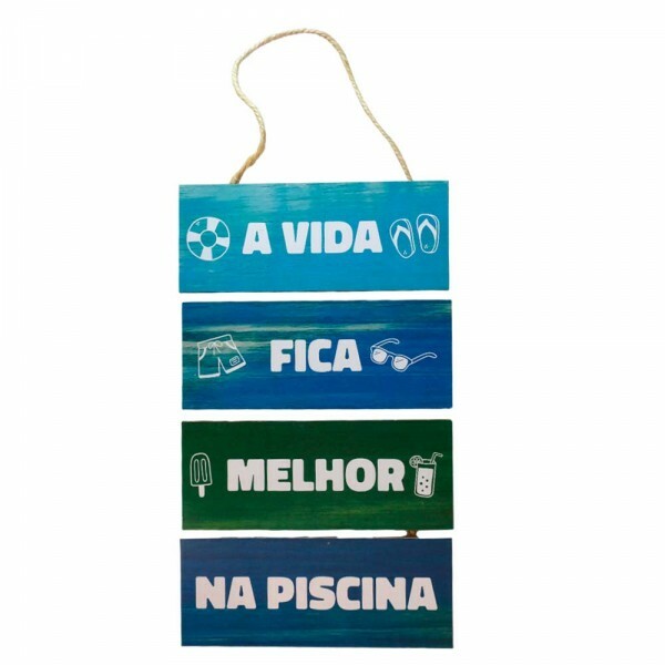 QUADRO 4EM1 A VIDA FICA 43X25CM # JPL2033