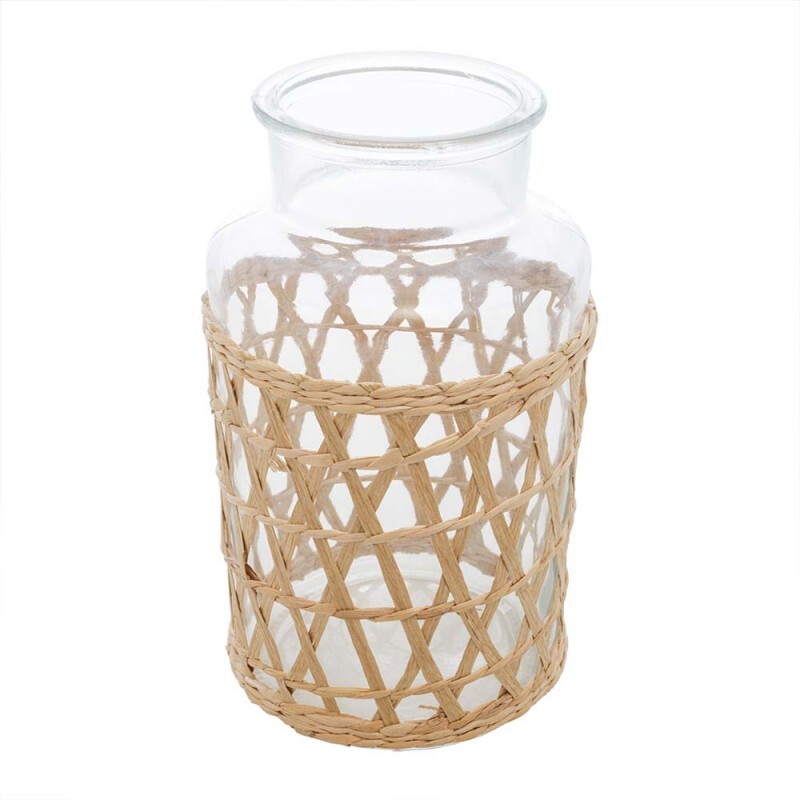 VASO NA FIBRA NATURAL 12.5X22.5CM # 29276